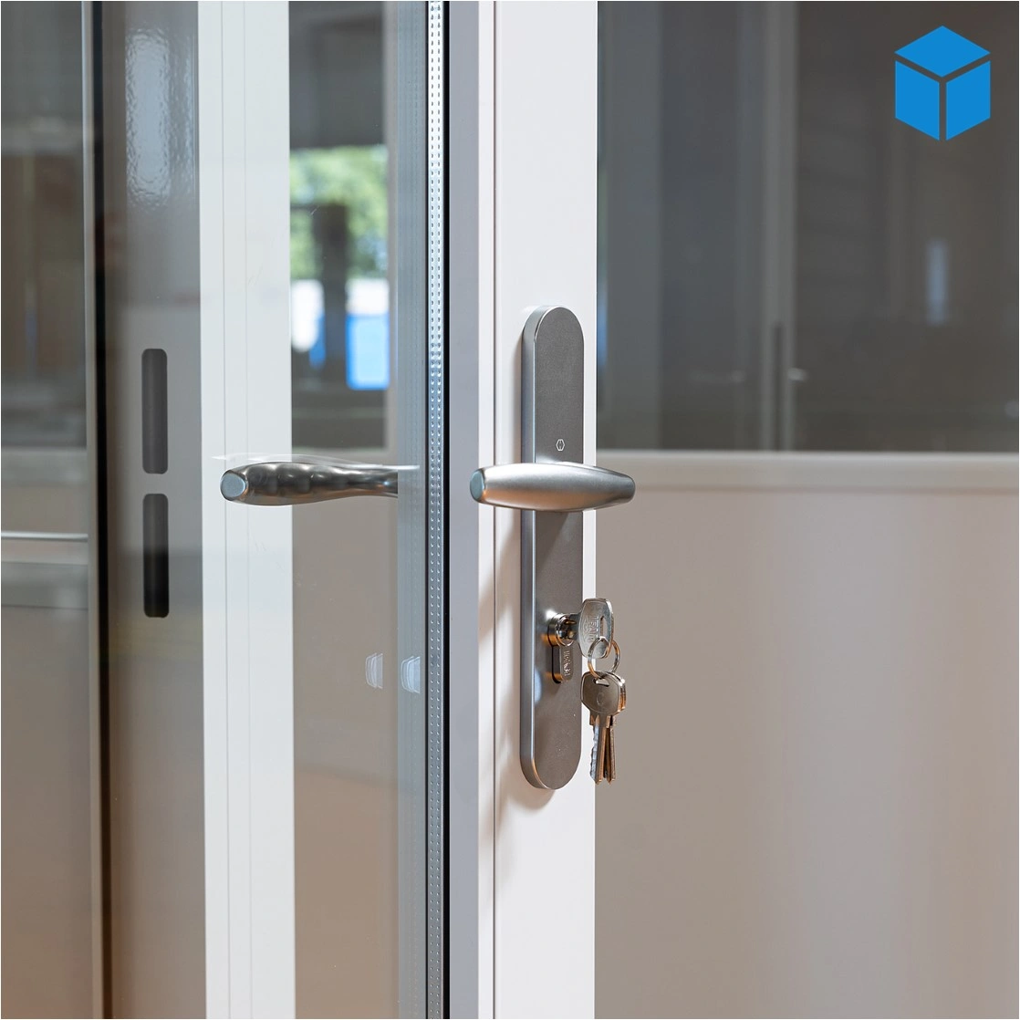 Porte sécurisée serrure cabine d'atelier palettisable NOVOCAB