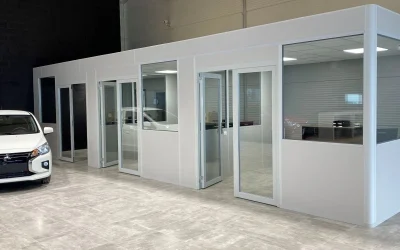 Cabine de bureau pour garage
